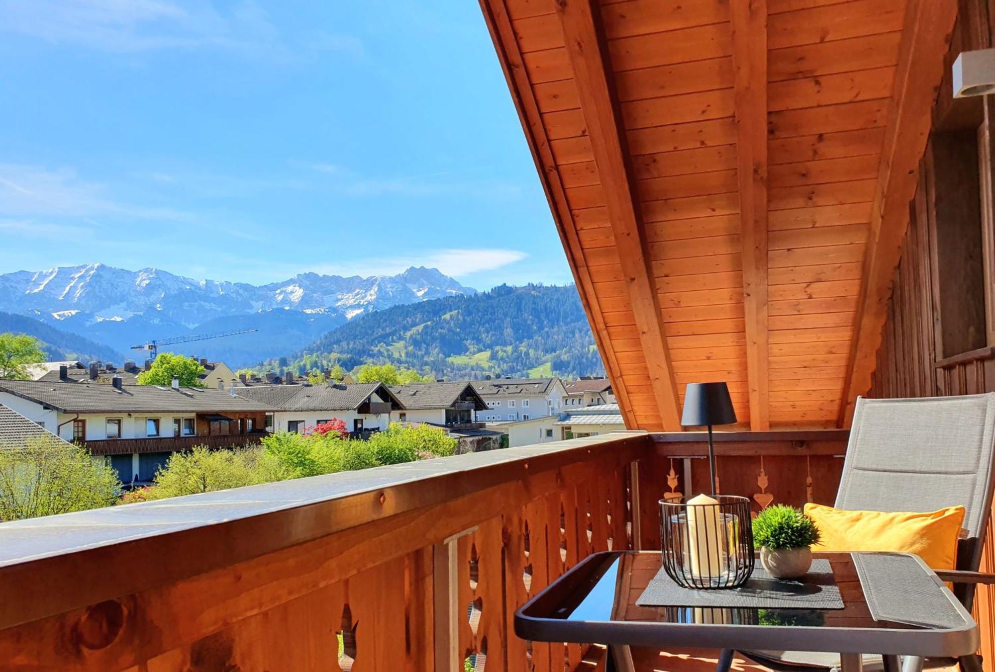 Ferienwohnung Gipfelpanorama Garmisch-Partenkirchen Dış mekan fotoğraf